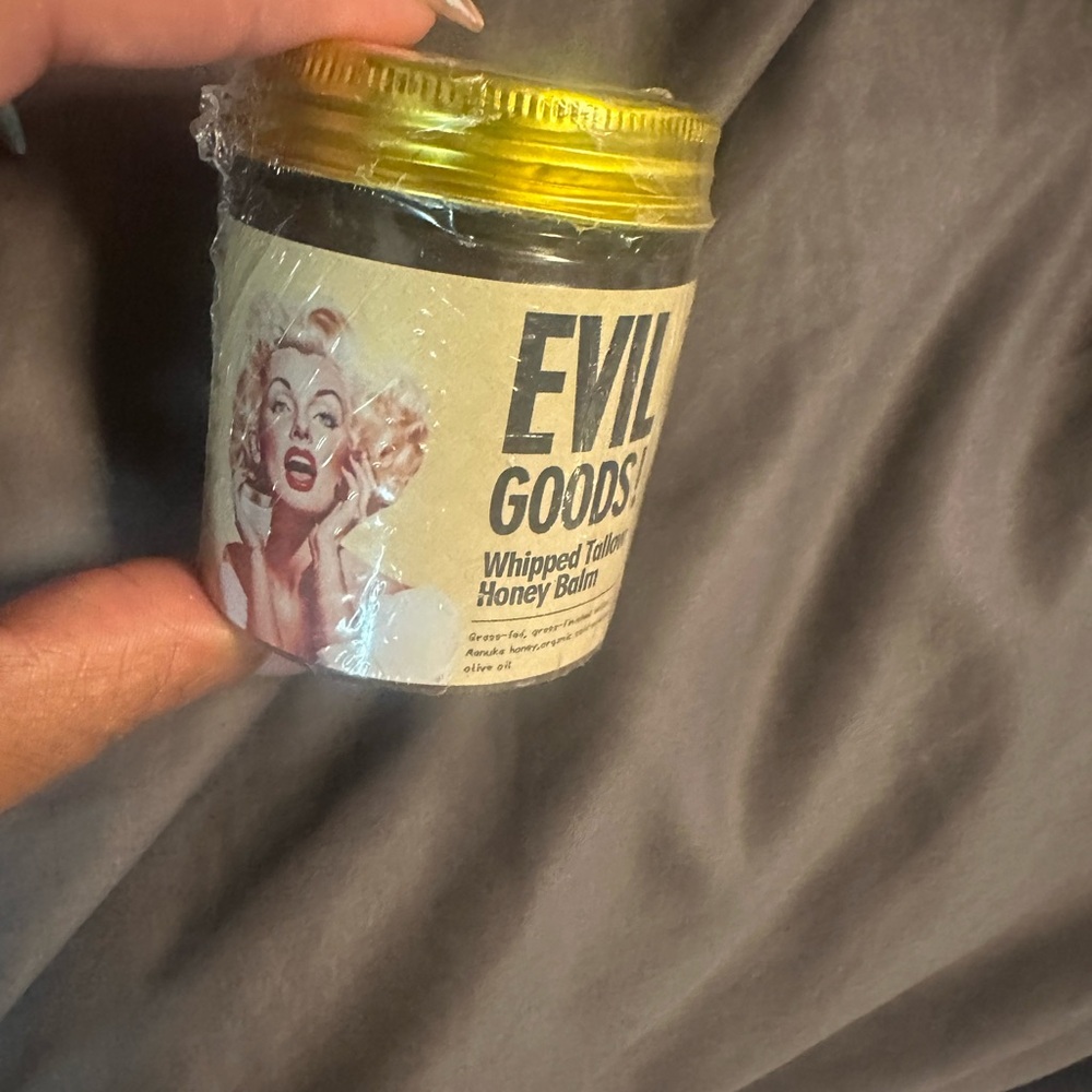 LOT of 2 New Evil Goods Whipped Beef Tallow Honey Balm - Organic Face Cream - Picture 4 of 9